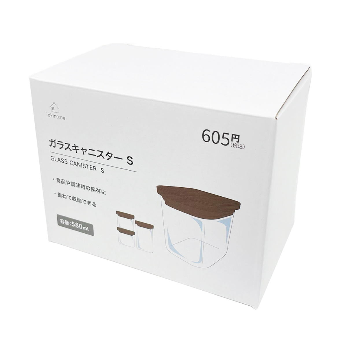 Tokinone PB.ガラスキャニスター S 049993