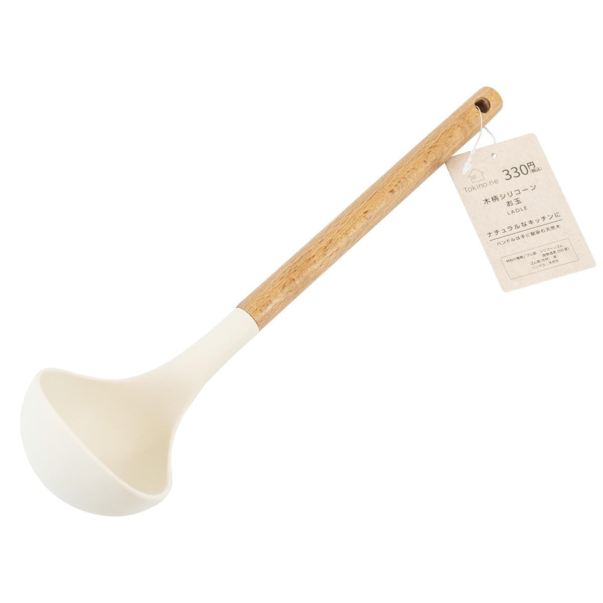 Tokinone PB.木柄シリコーンお玉 050907