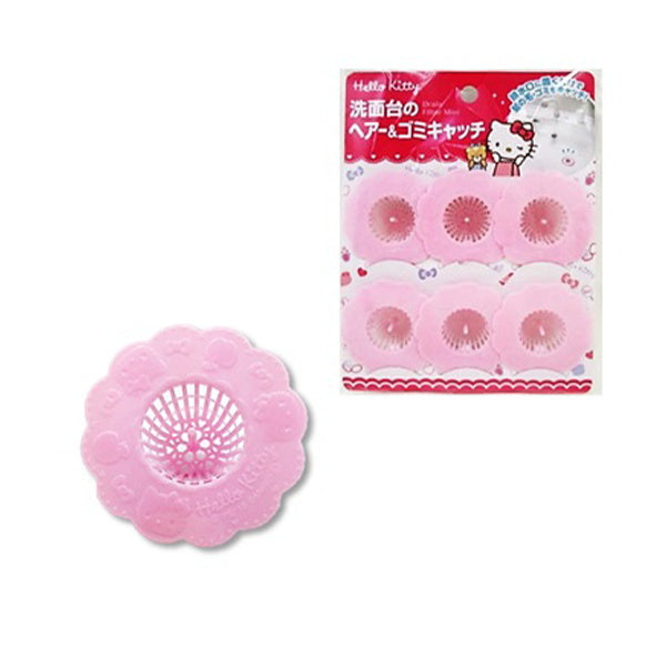 ハローキティ 洗面台のヘアー&ゴミキャッチ 6個入り 052462