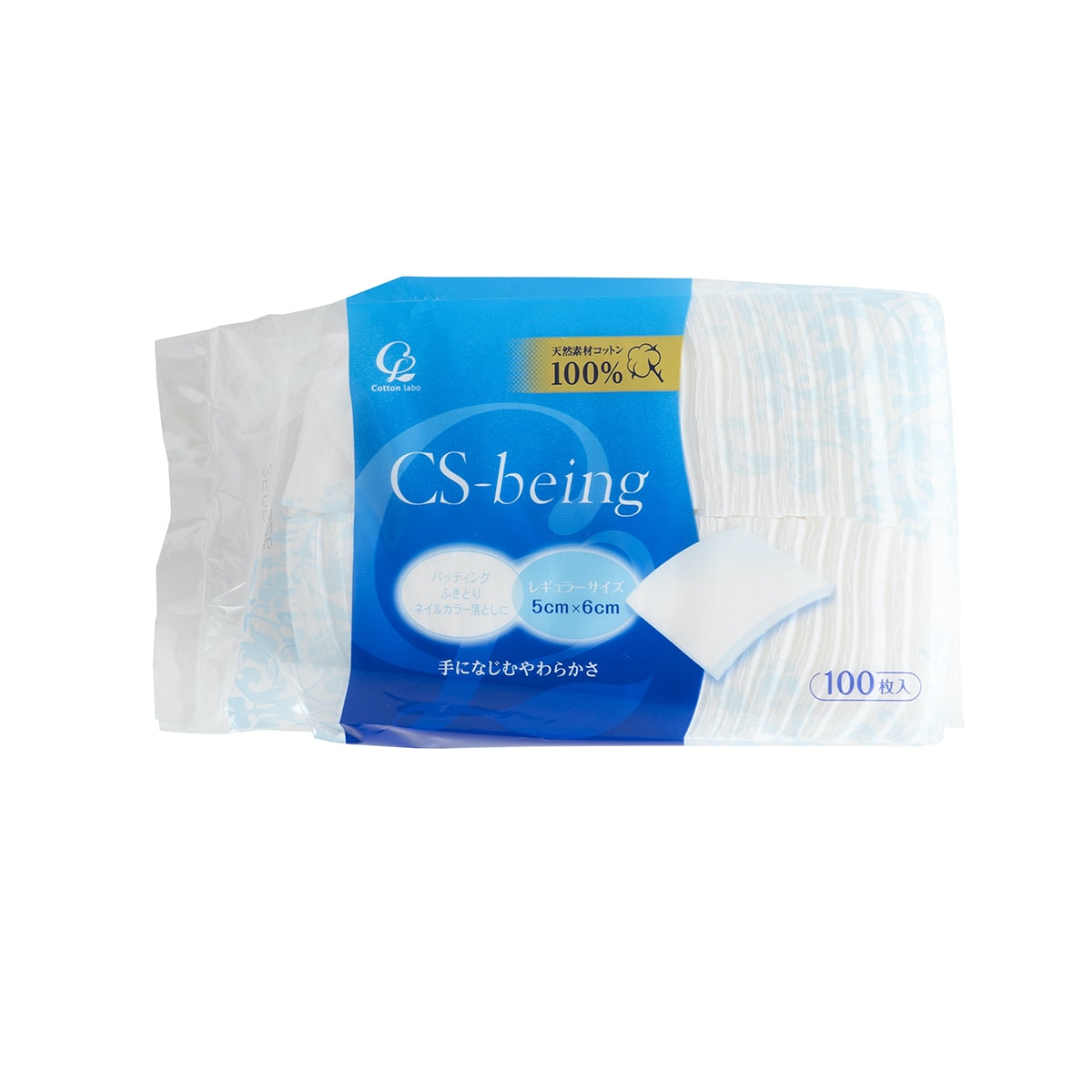 コットンパフ CSビーイング 100枚 053012