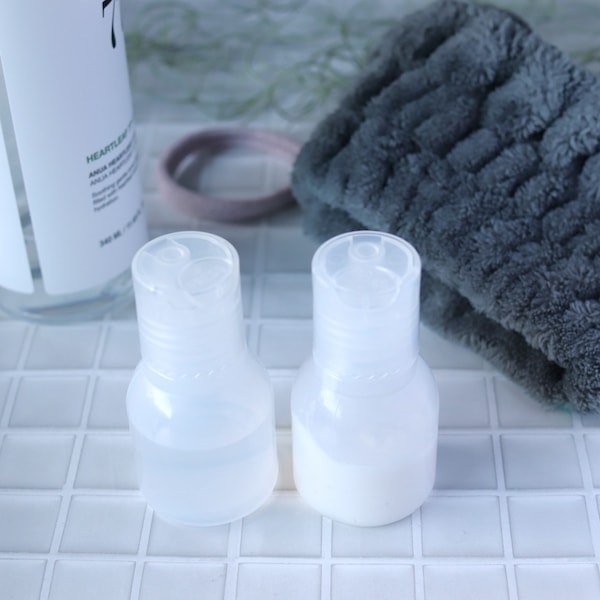 トラベルボトル 詰め替え容器ワンタッチプッシュボトル 2P 50ml 053195