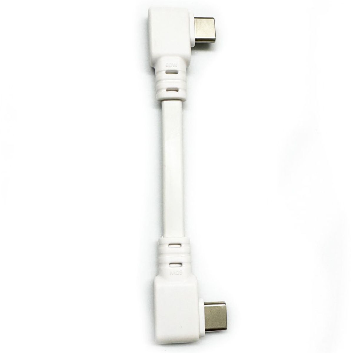 タイプC Type-C PB.超速PD対応充転ケーブル 10cm 60W ホワイト 053287