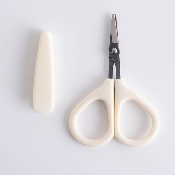 鼻毛切りムダ毛ハサミ キャップ付 美容ハサミ 80mm 053288