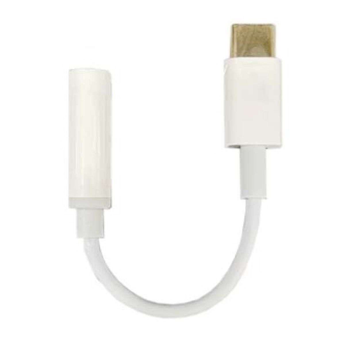 【在庫限り】イヤホンジャック オーディオ変換ケーブル 変換アダプタ PB.変換イヤホンジャック5cm ホワイト 053303