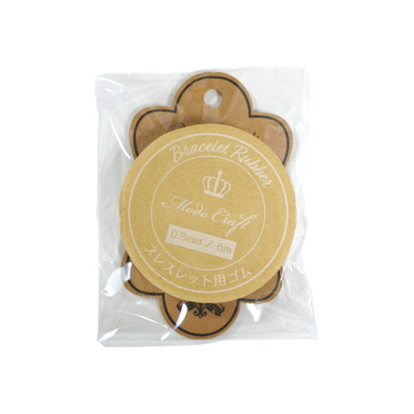 ブレスレット用ゴム 0.8mmx6m 053504