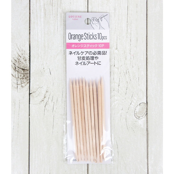 LJ オレンジスティック 甘皮処理 10本入 053588