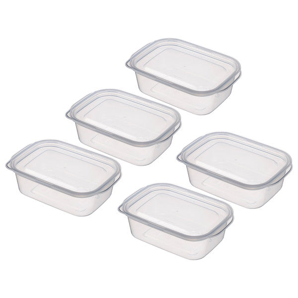 食品保存容器 フードコンテナ 保存ケース Tokinone PB.中が見やすい保存容器 400ml 5P 053664