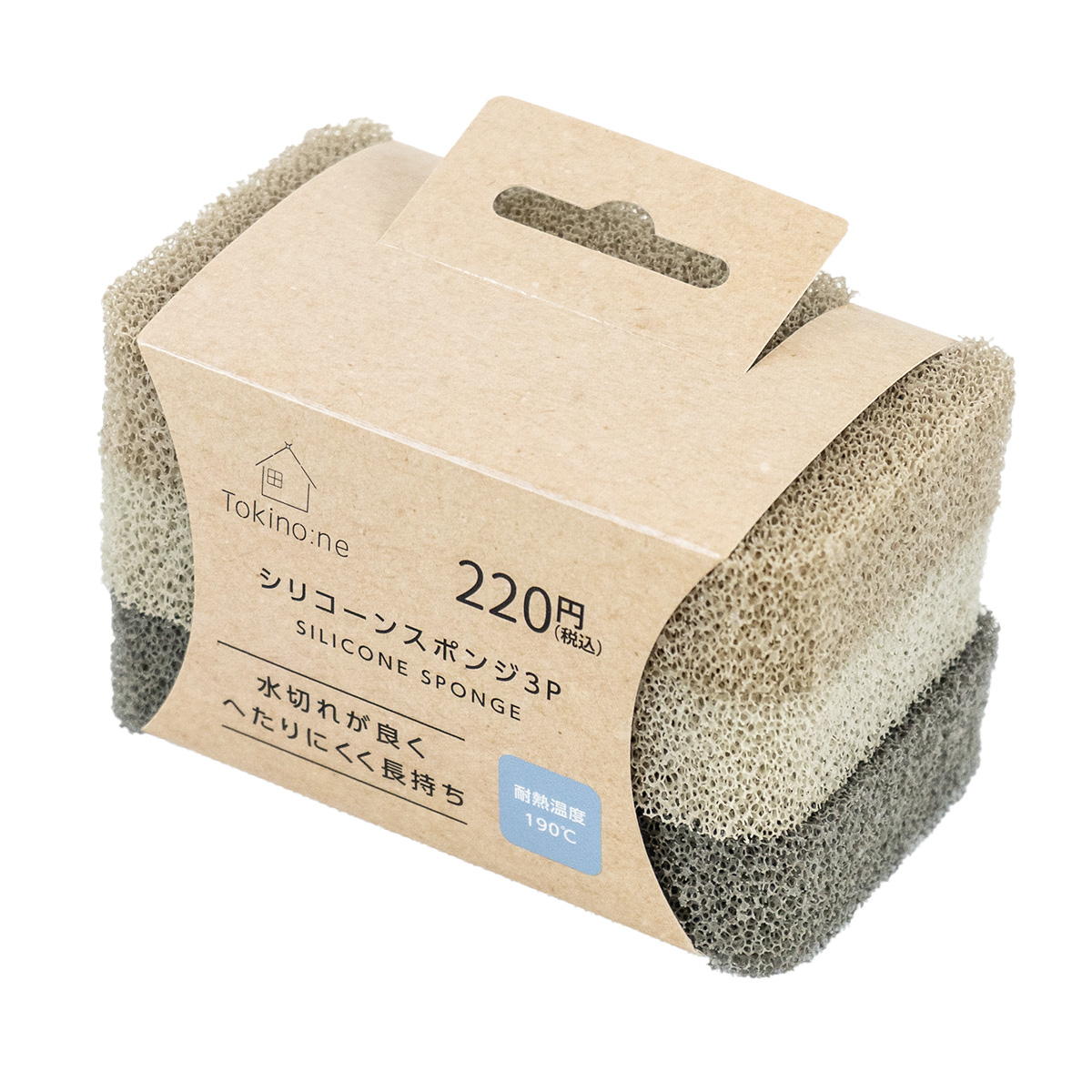 Tokinone PB.シリコーンウレタンスポンジ 3個入 053738