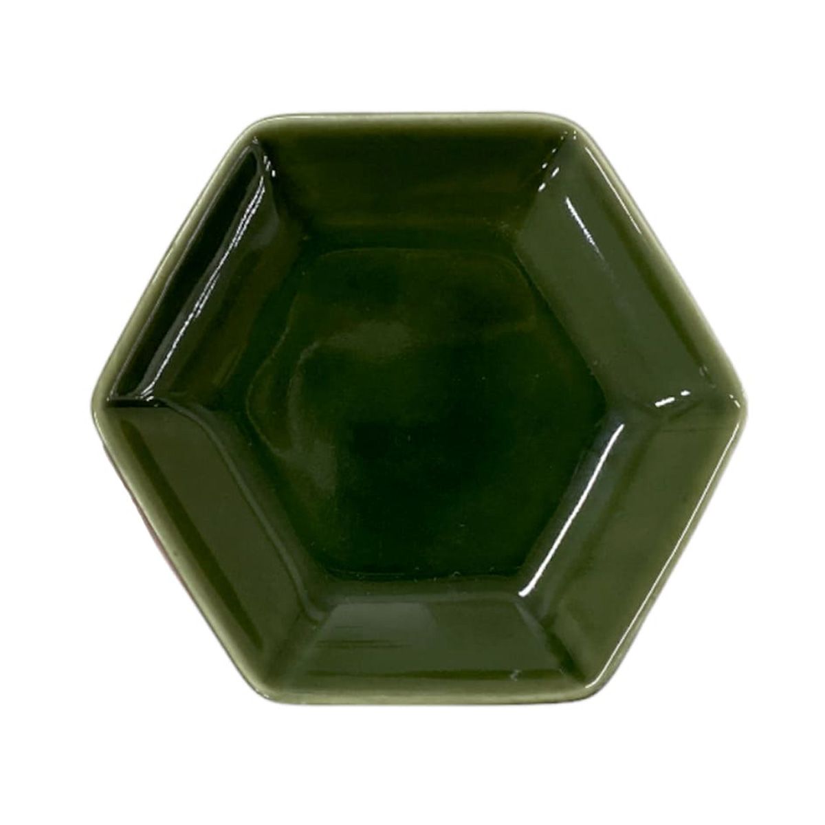 【OUTLET】Tokinone PB. 六角皿 深緑 054417