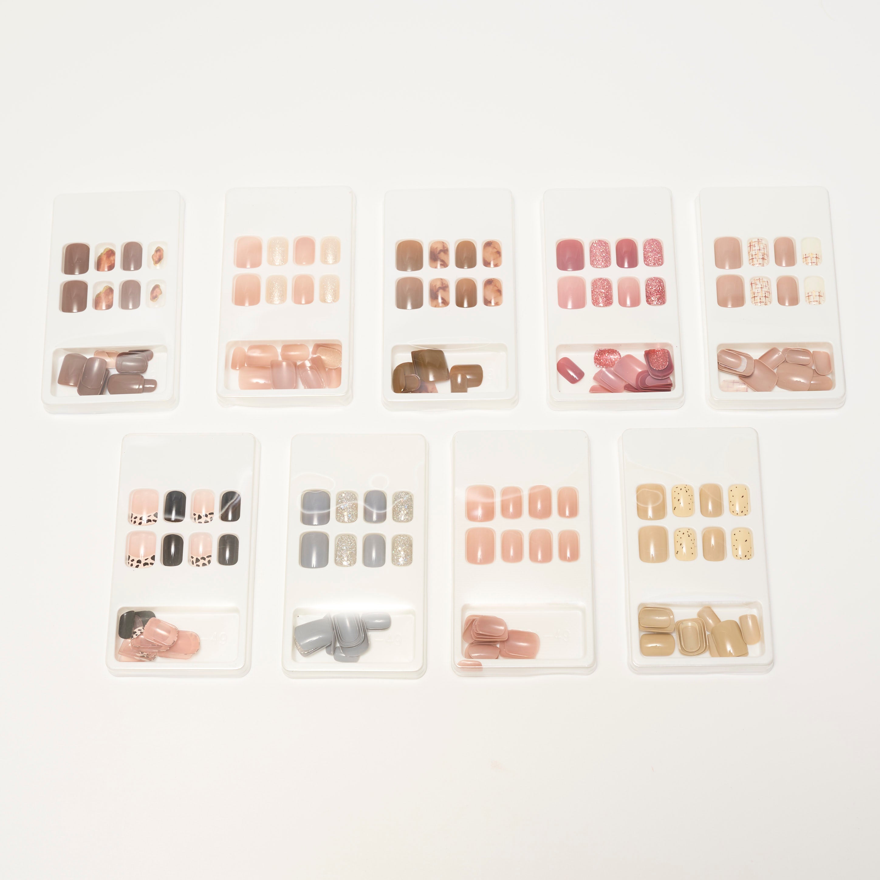 つけ爪 PB. fasmy ネイルチップ 24枚入 02 ブラウン 054432