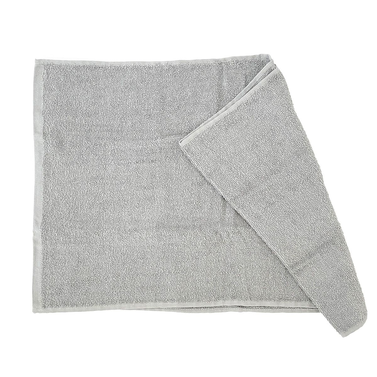 PB.バスタオル グレー 綿100% 約40x120cm 054539