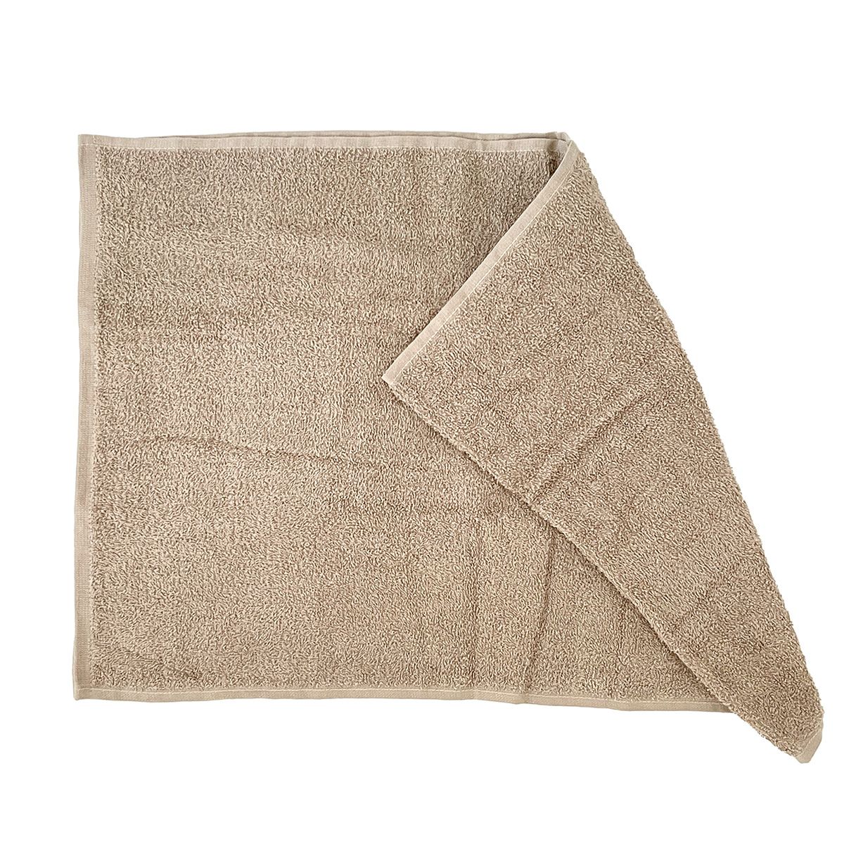 PB.バスタオル 綿100% ブラウン 約40x120cm 054542