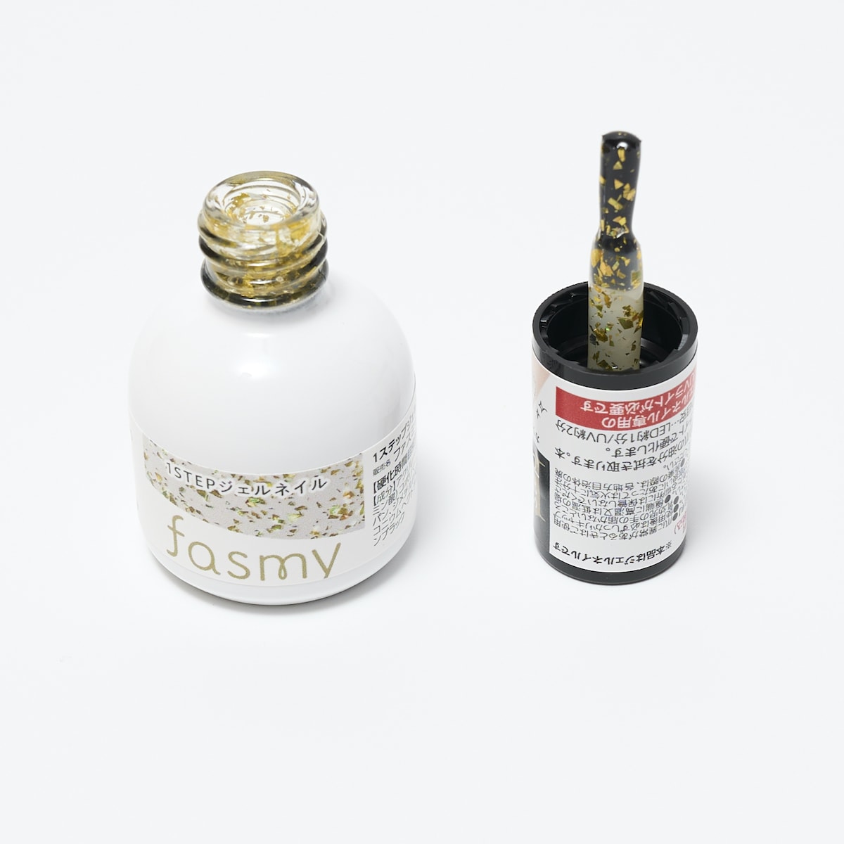 ジェル ネイルカラー ワンステップ完成 PB. fasmy ジェルネイル 16 ラメゴールド 054678