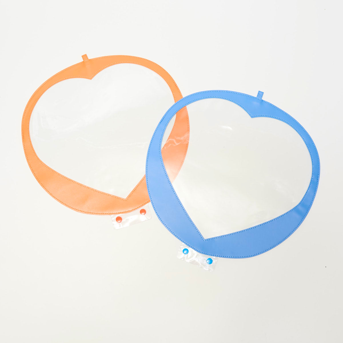 団扇カバー ハート型 PB.推し色ハートうちわカバーB(オレンジ・ブルー)推し活 054832