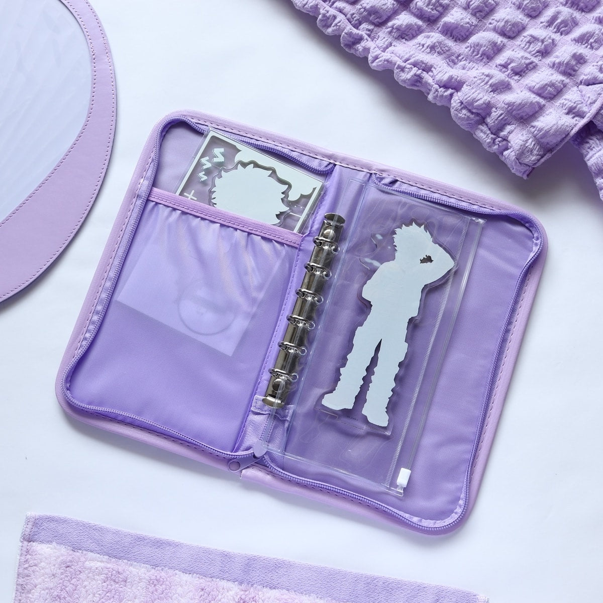 アクスタケース PB.推し色アクスタ収納ケースA (パープル・グリーン)054844