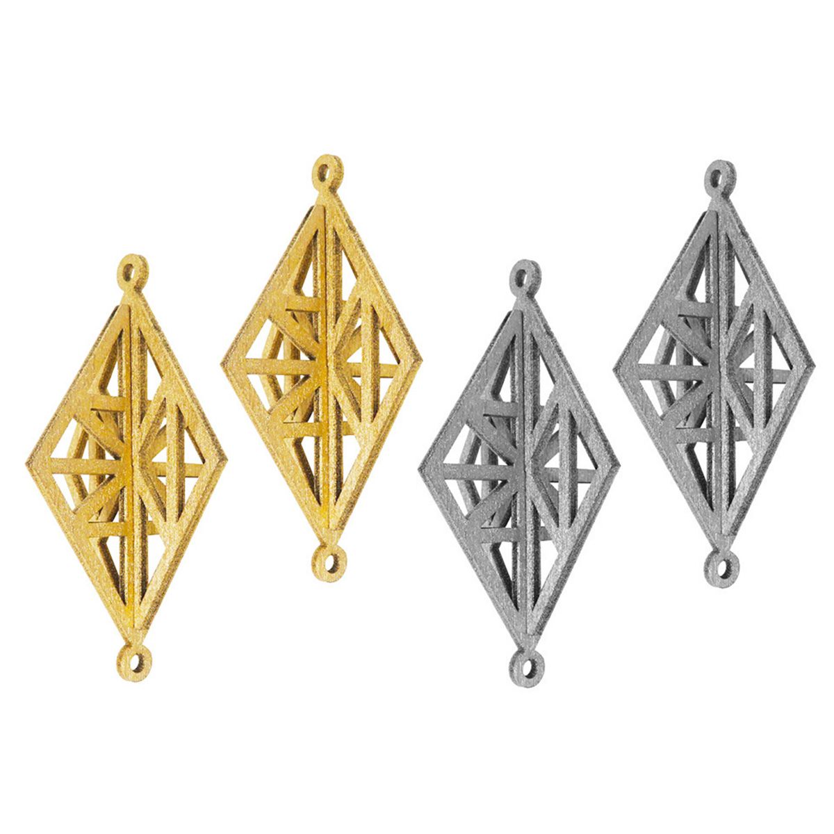 クリスマスオーナメント  Tokinone PB.木製オーナメント ダイヤ2P 054889