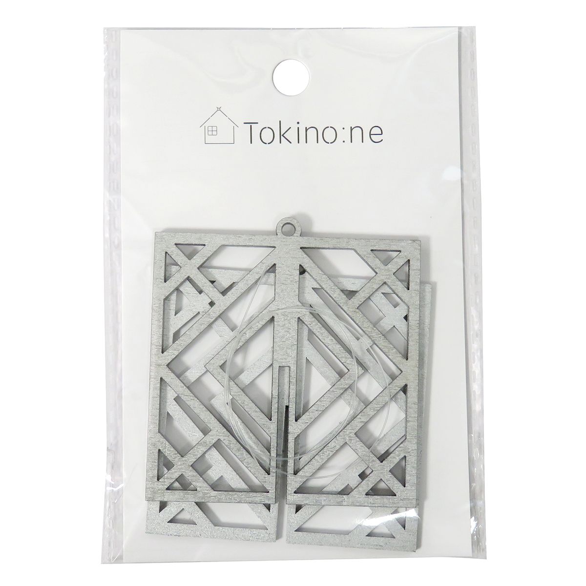 クリスマスオーナメント Tokinone PB.木製オーナメント スクエア1P 054890