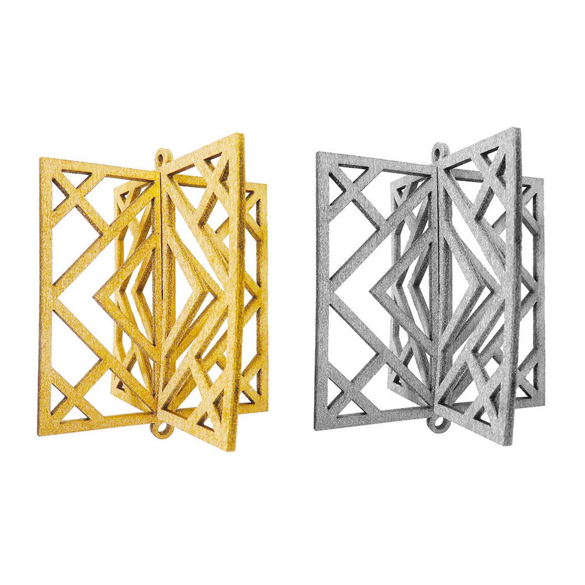 クリスマスオーナメント Tokinone PB.木製オーナメント スクエア1P 054890