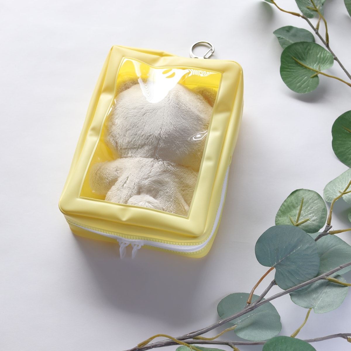 ぬいポーチ ぬいぐるみポーチ PB.繋げるぬい収納ポーチ (レッド・イエロー) 054923