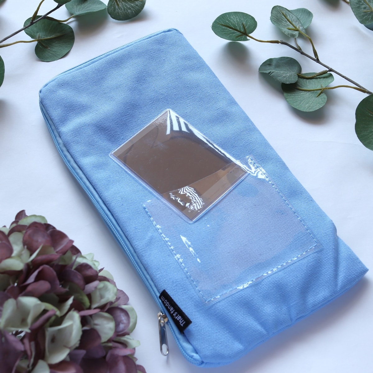 ペンライトケース 推し活 PB.推し色ペンラケース アクスタポケット付き (ピンク・ブルー) 055062