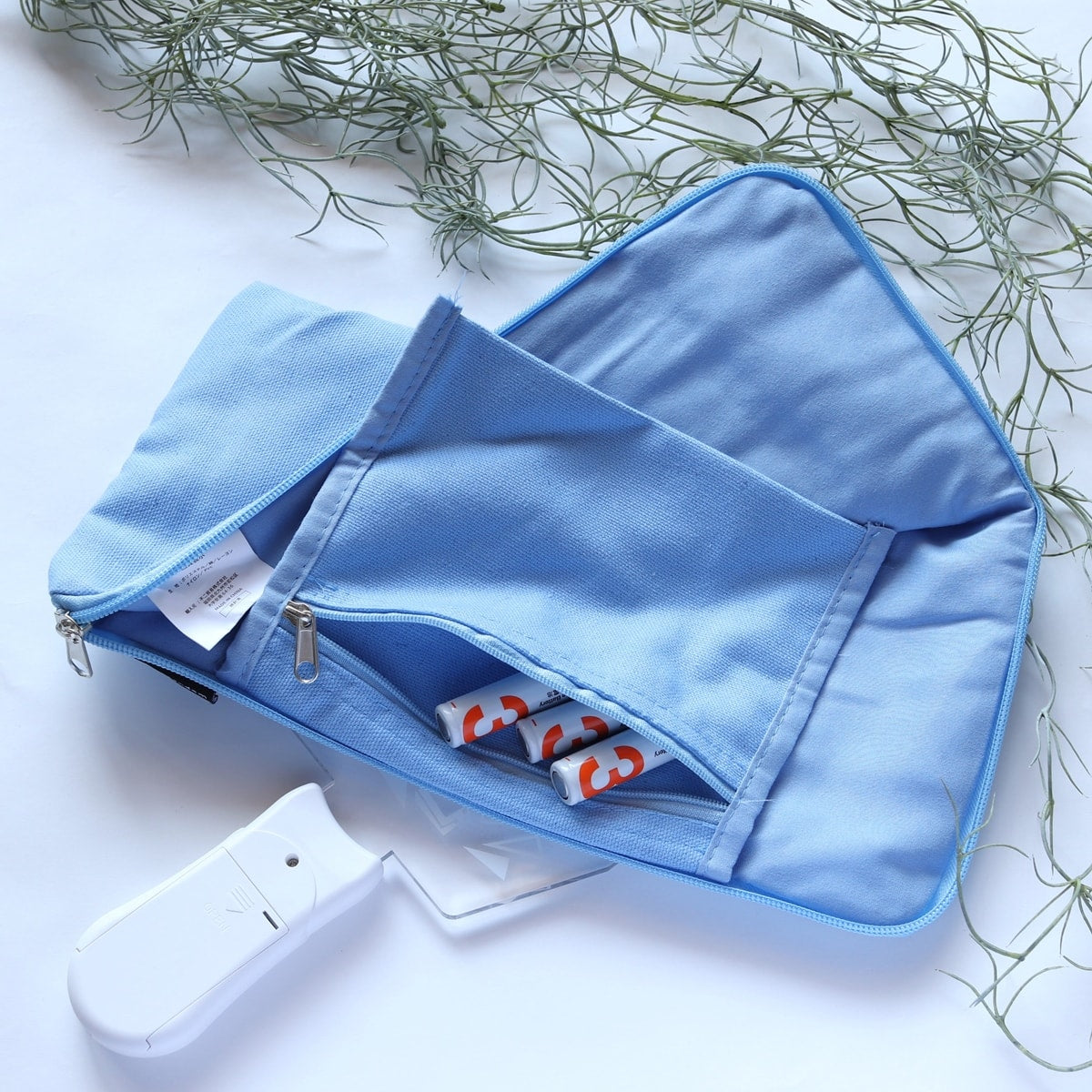 ペンライトケース 推し活 PB.推し色ペンラケース アクスタポケット付き (ピンク・ブルー) 055062