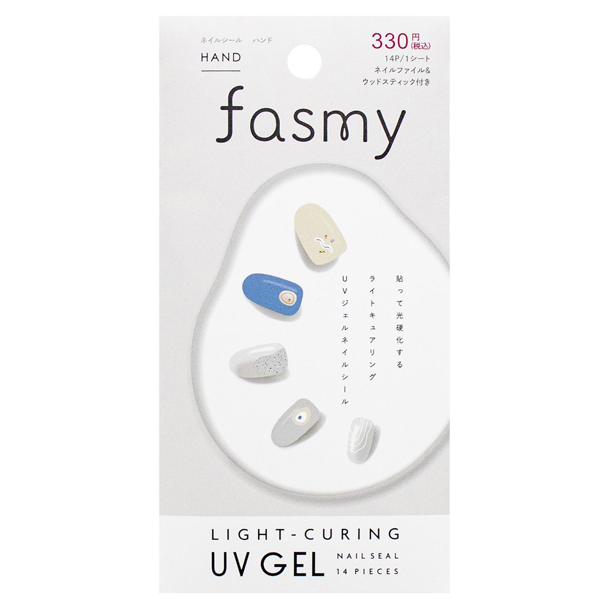 【OUTLET】PB.fasmy UVジェルネイルシール 3 14枚入り 055081