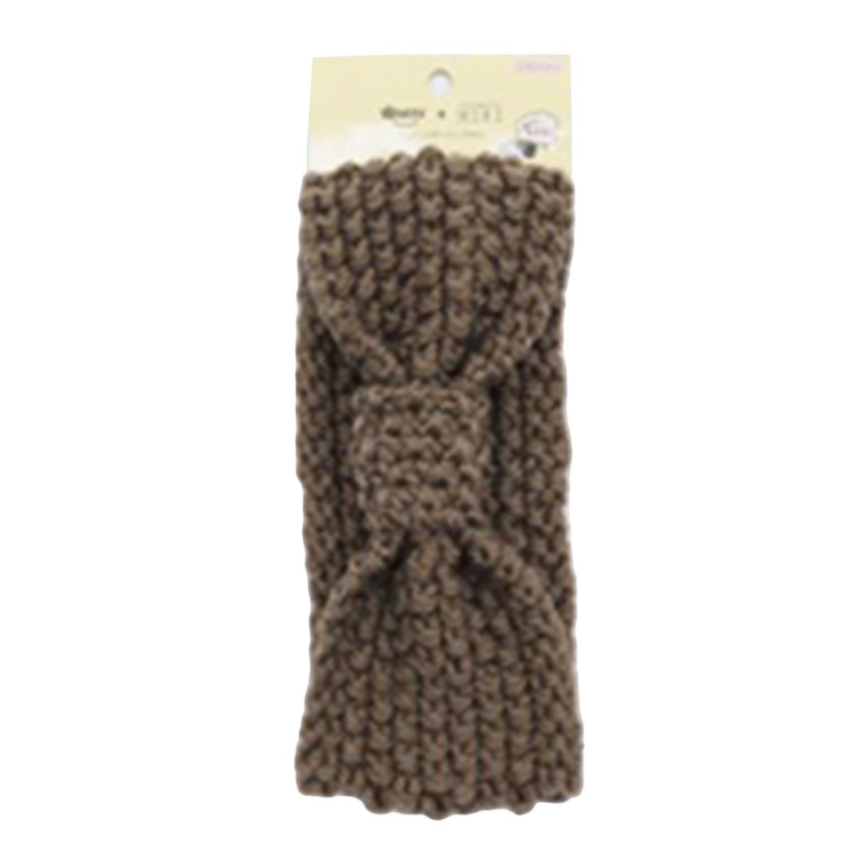 【OUTLET】ヘアターバン ヘアバンド PB.藤本美貴コラボ キッズニットターバン ブラウン 056302