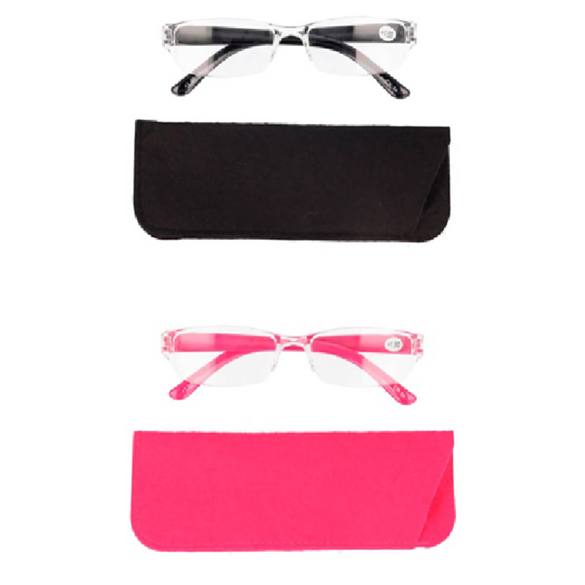 ファッション老眼鏡ケース付 1.0度 056360