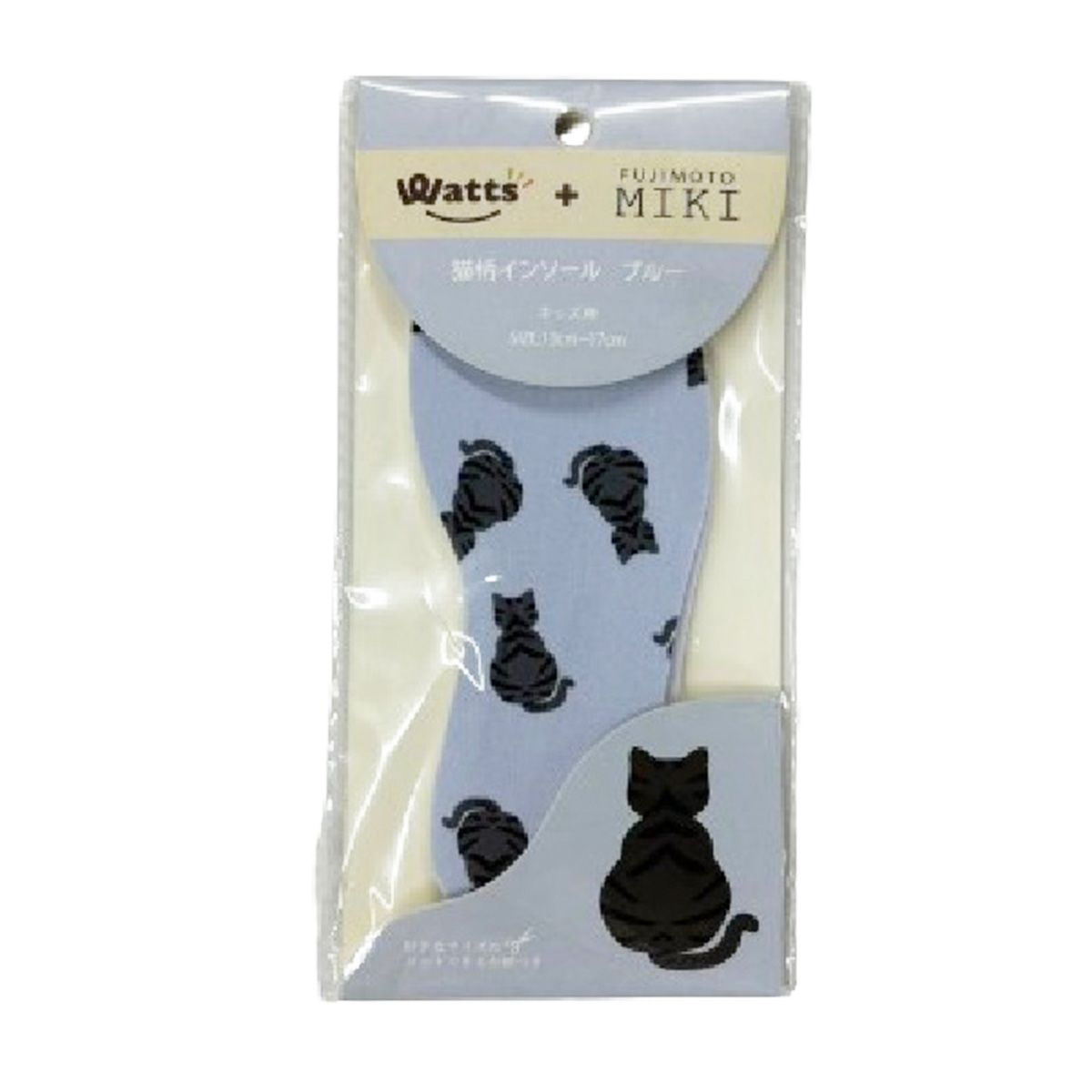 中敷き PB.藤本美貴コラボ インソールキッズ ブルー 約13?17cm 056538