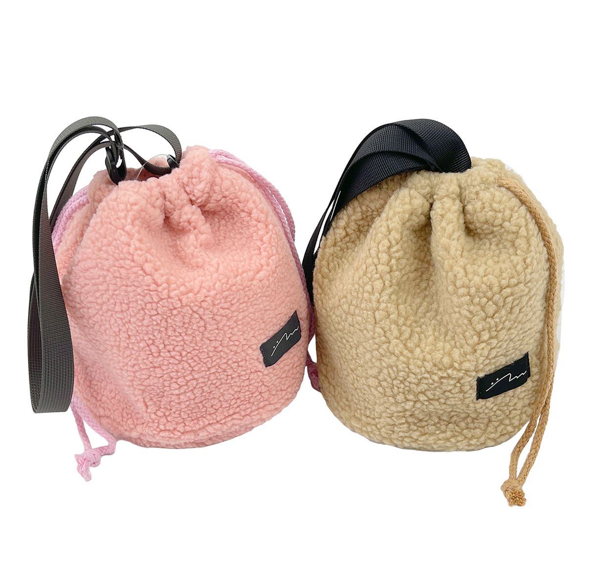 【OUTLET】巾着ポシェット 巾着ミニショルダー PB.藤本美貴コラボ ボアバック 056547