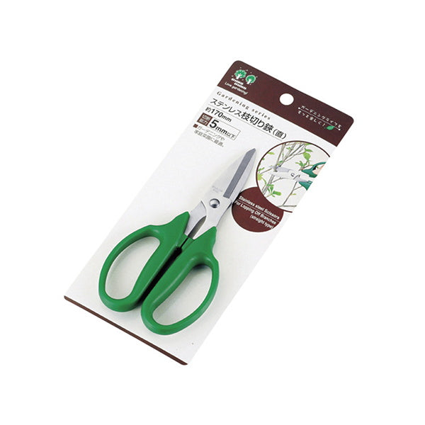 ステンレス枝切り鋏 直 17cm 056640