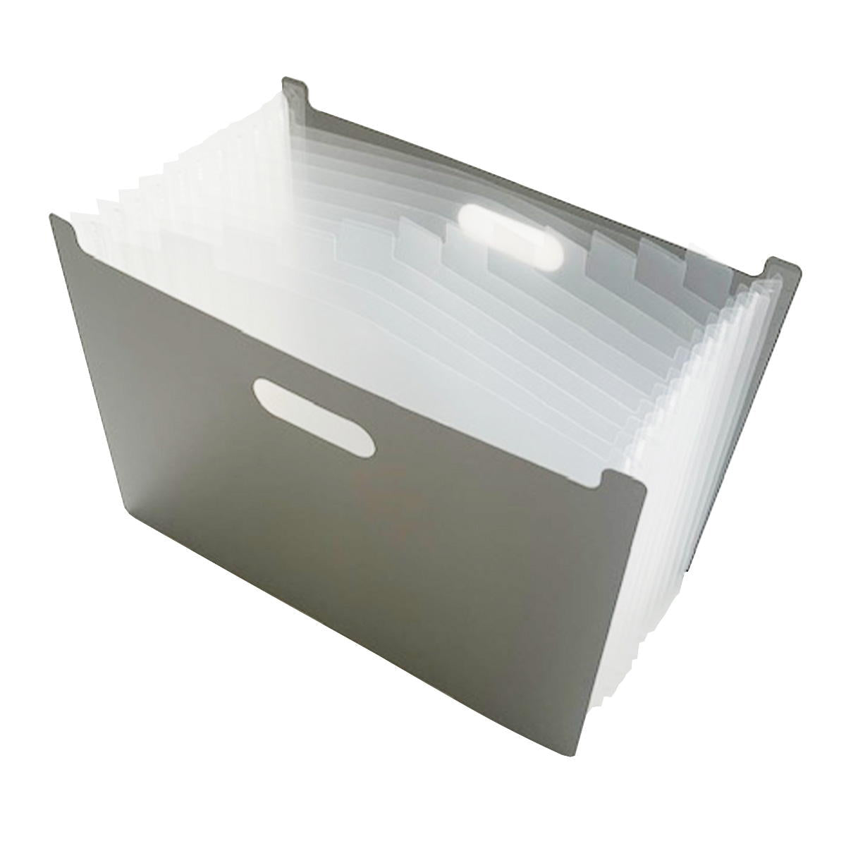 【OUTLET】仕切り付き書類整理ケース ドキュメントスタンド Tokinone PB.ドキュメントファイル グレー 057176