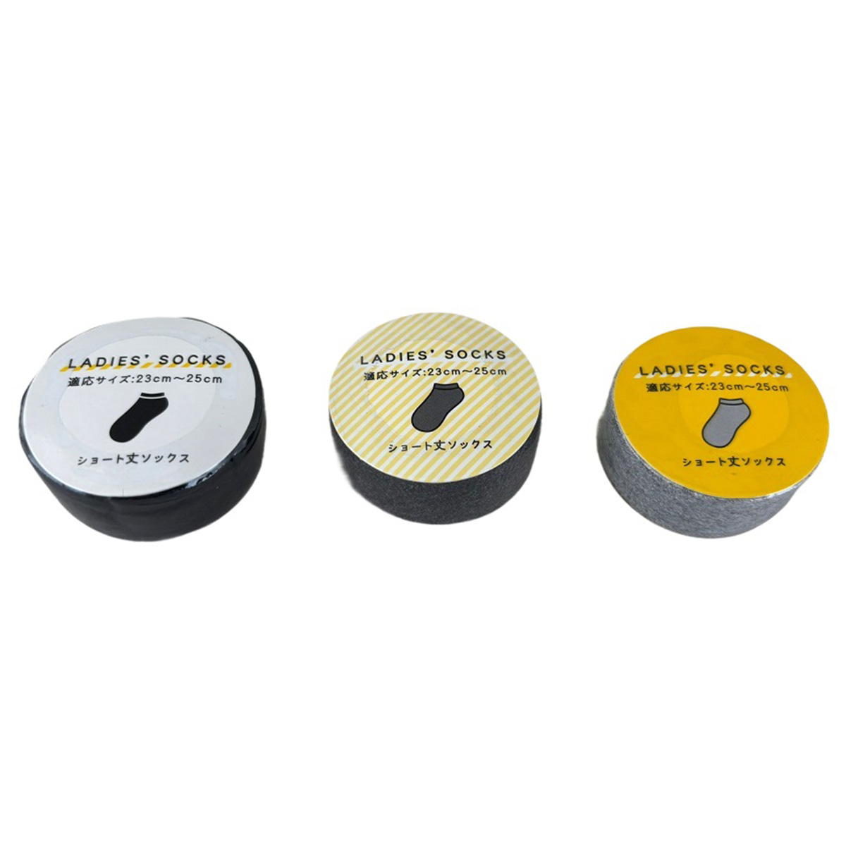 圧縮靴下 Tokinone PB.圧縮ショート丈ソックス3足 レディ 約23cm?25cm 057606