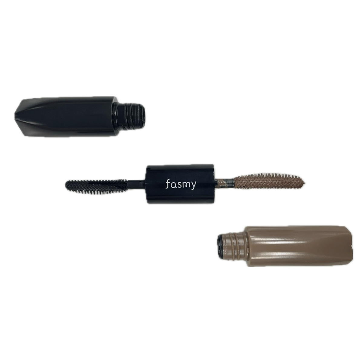 PB.fasmyまつカラダブルマスカラ 01 クリアブラック×モカベージュ 057967