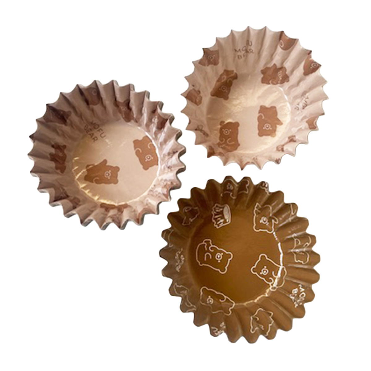 【OUTLET】PB.藤本美貴コラボ おかずカップ 8号 くま柄 058038