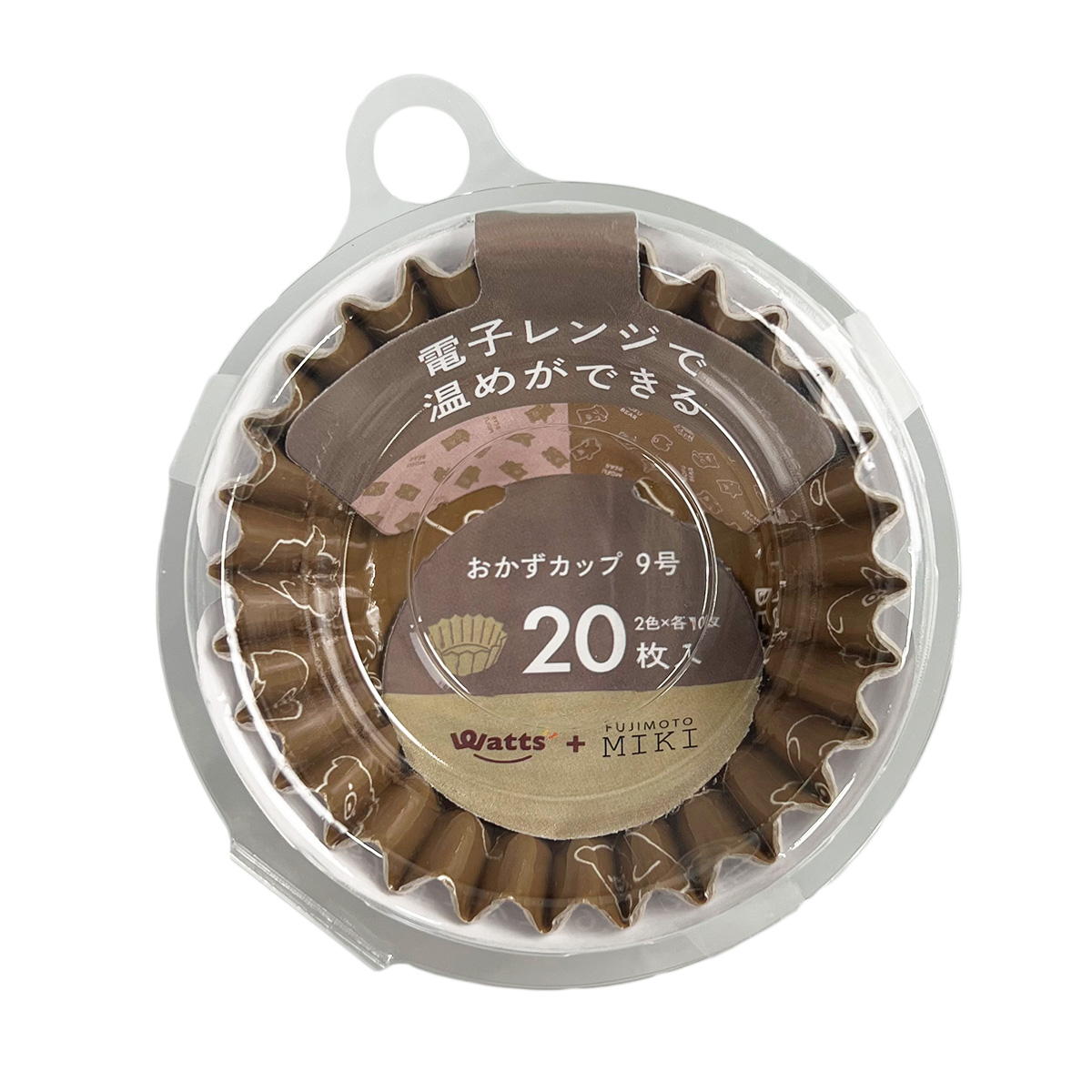 PB.藤本美貴コラボ おかずカップ 9号 くま柄 058072