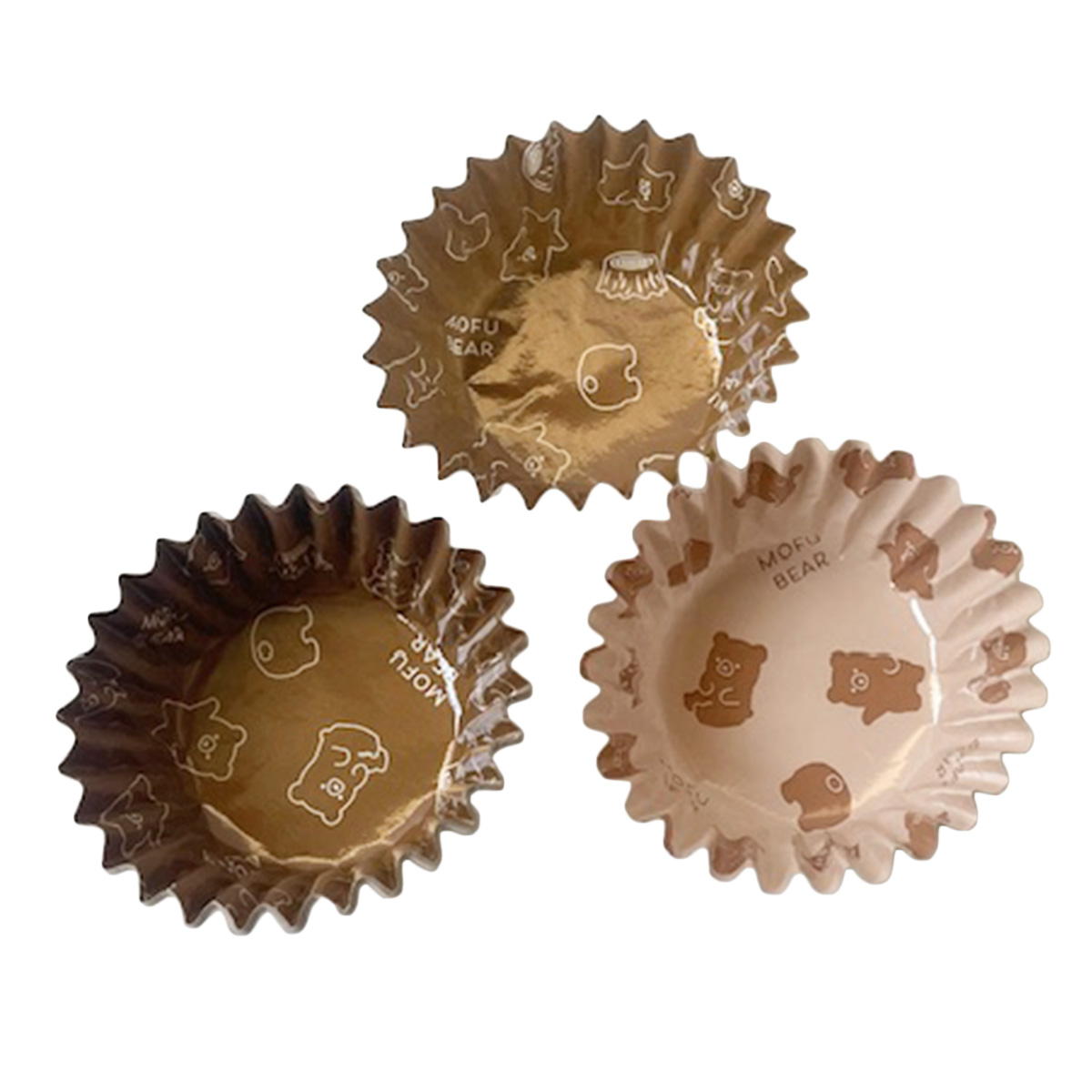 PB.藤本美貴コラボ おかずカップ 9号 くま柄 058072