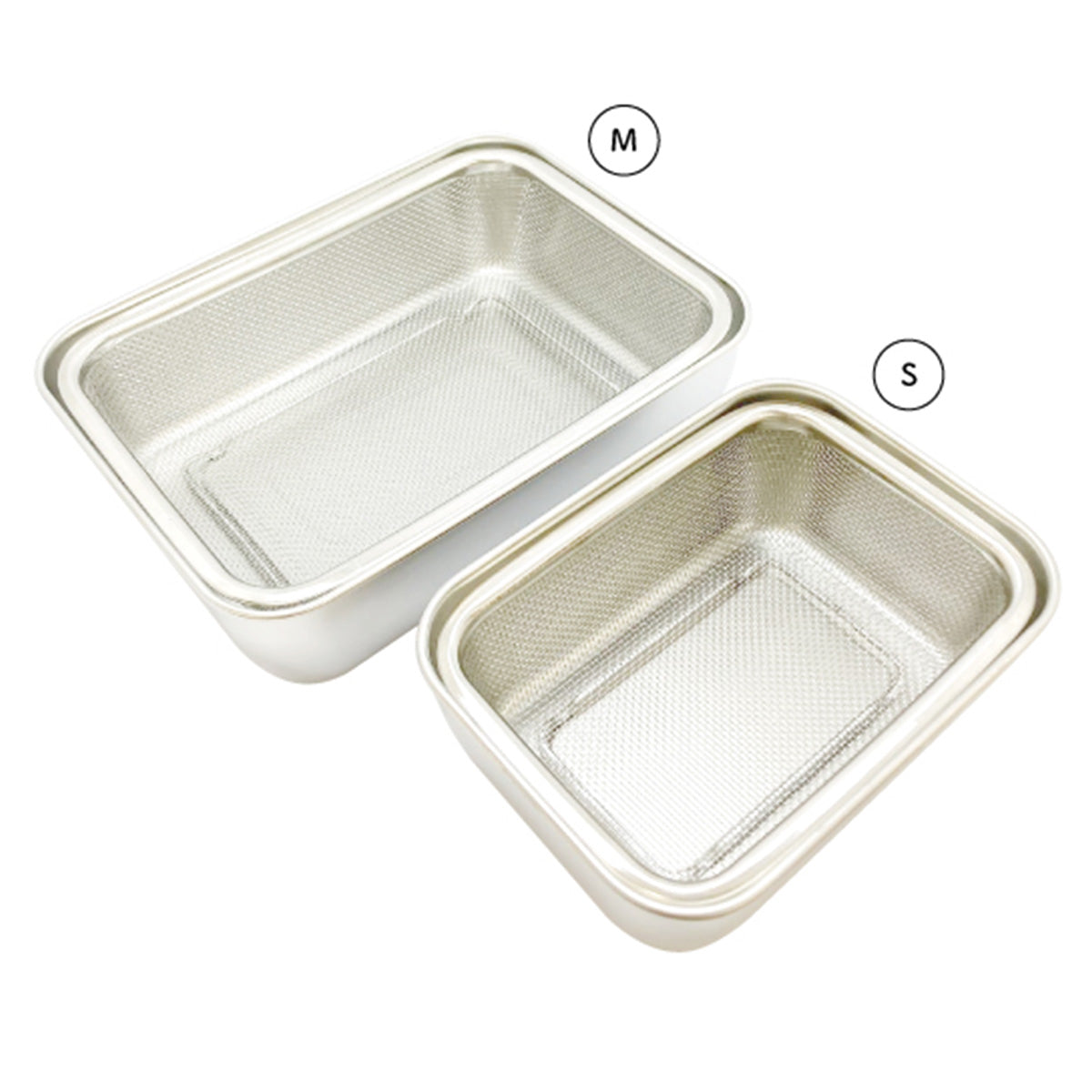 調理ザル ざる ストレーナー Tokinone PB.スクエアザル S W16×D11.5×H5.7cm 058083