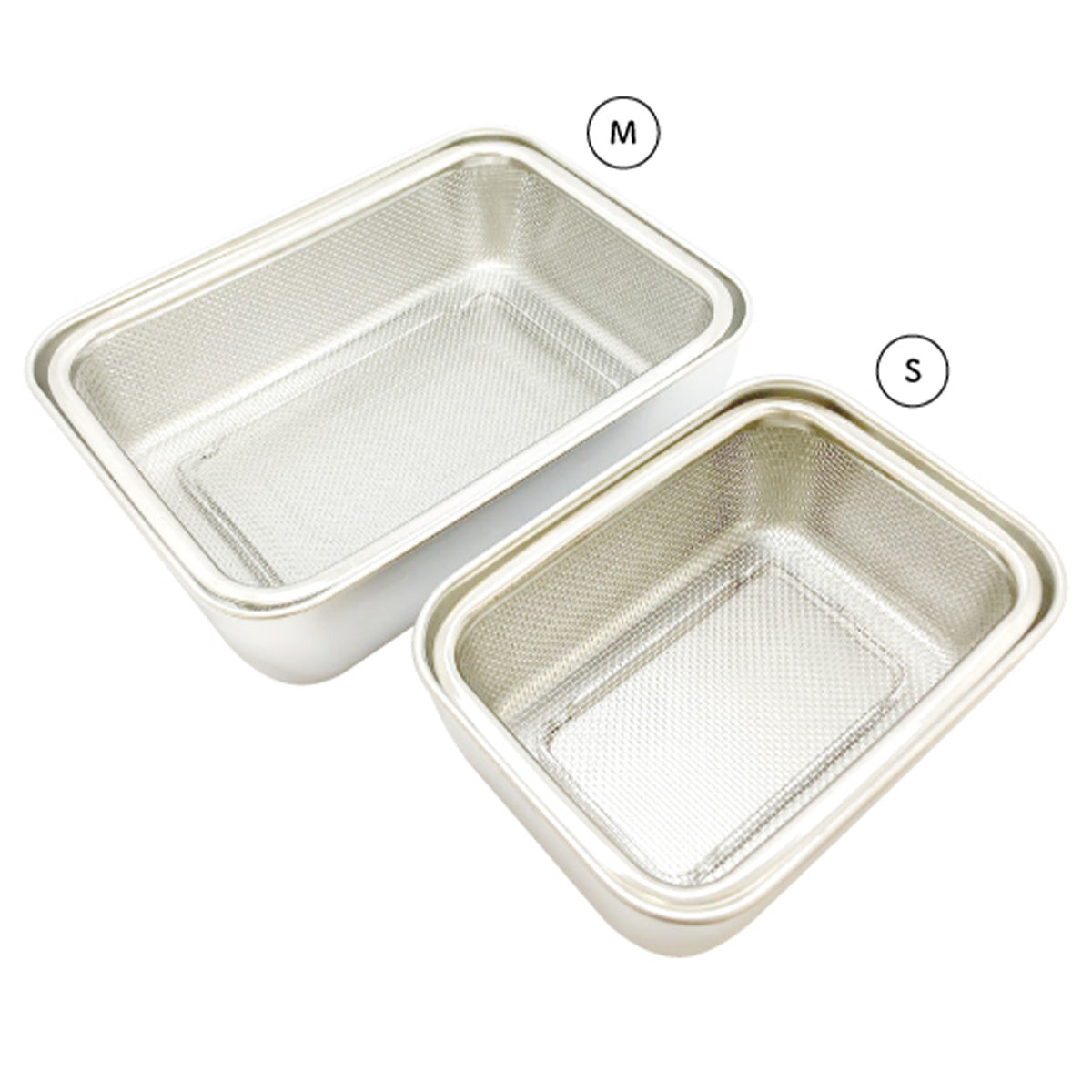 調理ザル ざる ストレーナー Tokinone PB.スクエアザル M W21×D15.6×H6cm 058084