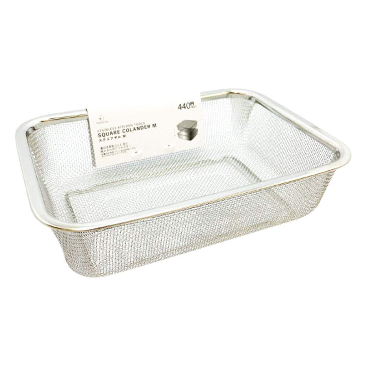 調理ザル ざる ストレーナー Tokinone PB.スクエアザル M W21×D15.6×H6cm 058084