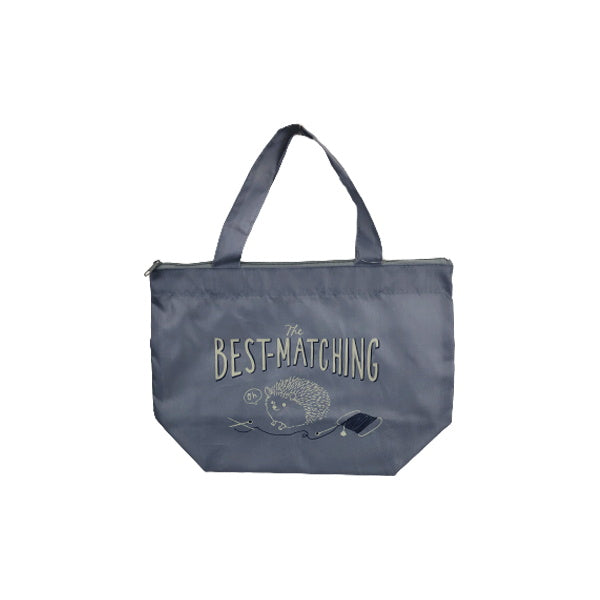 ファスナー付トートバッグ ショッピングバッグ S 約20×28×11cm 058118