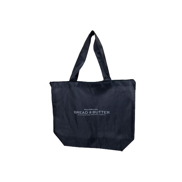 ファスナー付トートバッグ ショッピングバッグ L 約32×40×11cm 058120