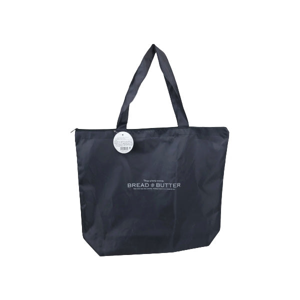 ファスナー付トートバッグ ショッピングバッグ LL 約40×47×11.5cm 058121