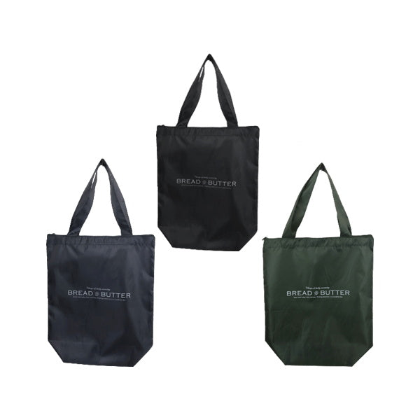 ファスナー付トートバッグ ショッピングバッグ タテ L 約35×30×11.5xm 058124