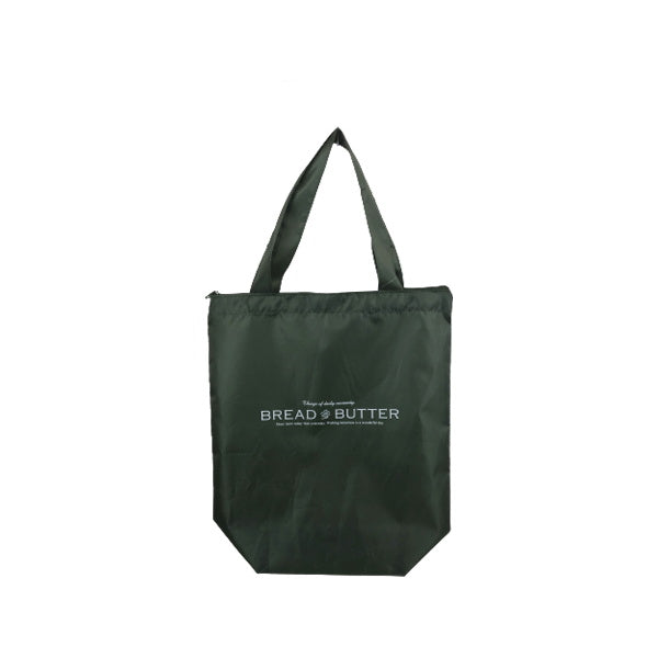 ファスナー付トートバッグ ショッピングバッグ タテ L 約35×30×11.5xm 058124