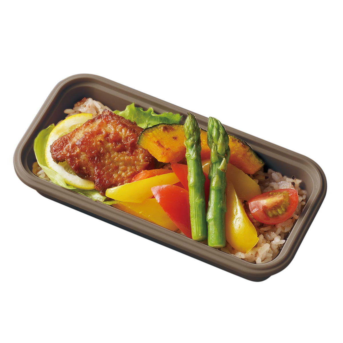 【OUTLET】PB.藤本美貴コラボ コンテナ ランチBOX ブラウン 058625