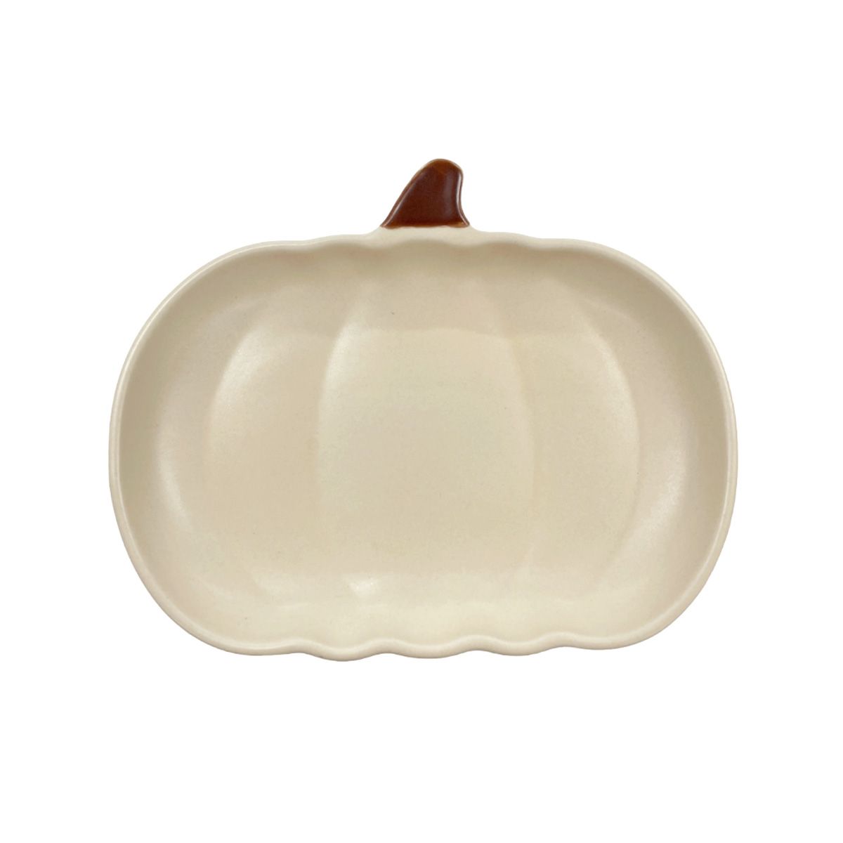 皿 取り皿 Tokinone PB.ダイカット パンプキン ハロウィーンプレートM ホワイト 約16x13x2cm 059670