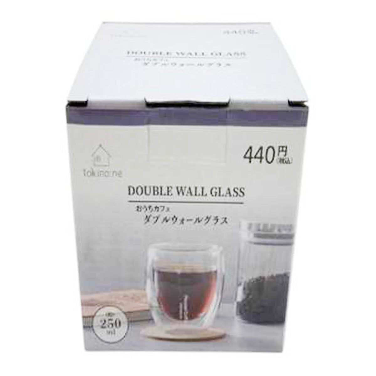 Tokinone PB.ダブルウォールグラス250ml 059714