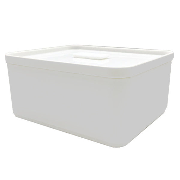 食品保存容器 蓋つき ストック容器 長方形 Tokinone PB.フードコンテナ バルブ付き 440ml ホワイト 059739