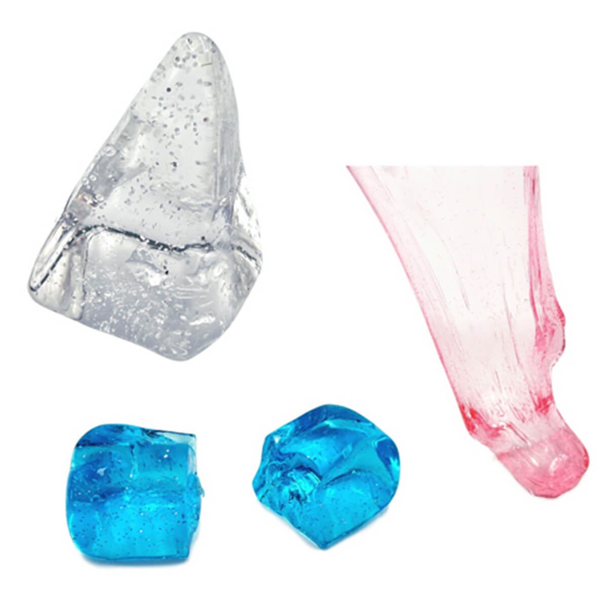 キラキラ透明ねんど おもちゃ 透明粘土 060959